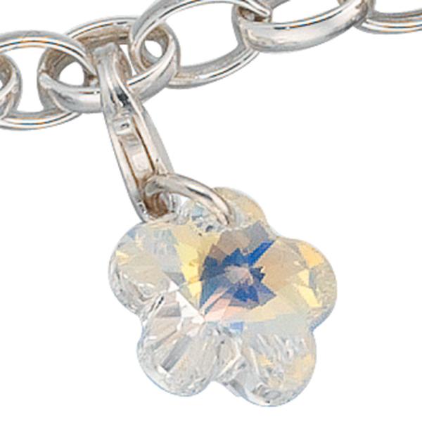 Einhänger Charm Blume 925 Sterling Silber