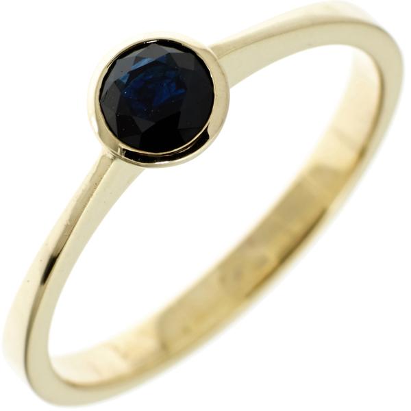 Damen Ring 333 Gold Gelbgold 1 Safir blau Goldring