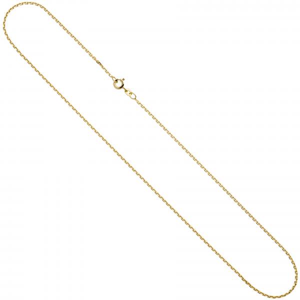 Ankerkette 333 Gelbgold 1,6 mm 45 cm Gold Kette Halskette Goldkette Federring