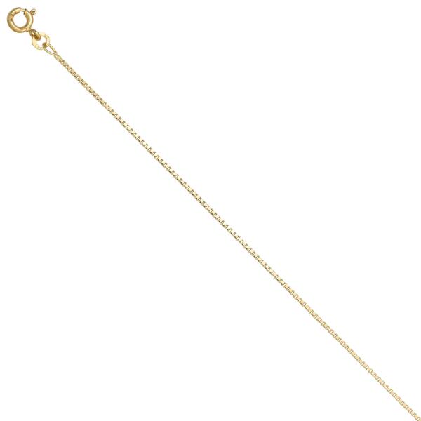 Venezianerkette 333 Gelbgold 1,0 mm 42 cm Gold Kette Halskette Goldkette