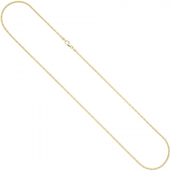 Kobrakette oval 333 Gelbgold 1,7 mm 50 cm Gold Kette Halskette Goldkette