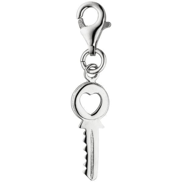 Einhänger Charm Schlüssel 925 Sterling Silber