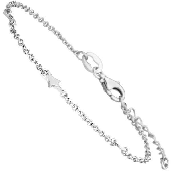 Armband Sterne 925 Sterling Silber 19 cm