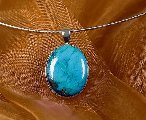 Pendant 925 silver turquoise